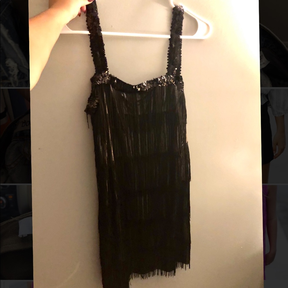 Black Flapper Dress